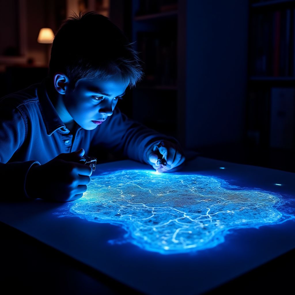 Mapping a secret area in a game